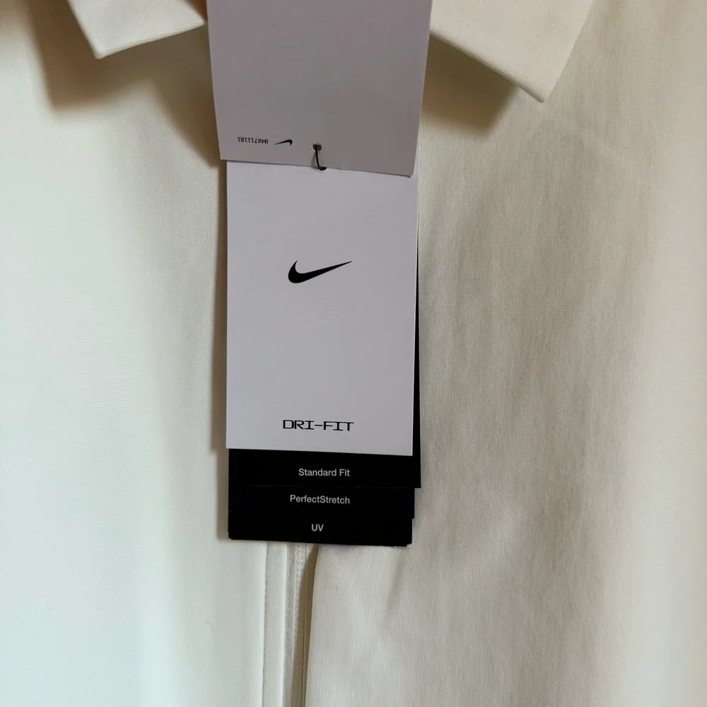 NWT Nike Jacket Size XL Zip-Up 24.7 PerfectStretch Men's Dri-FIT UV Sail Bone